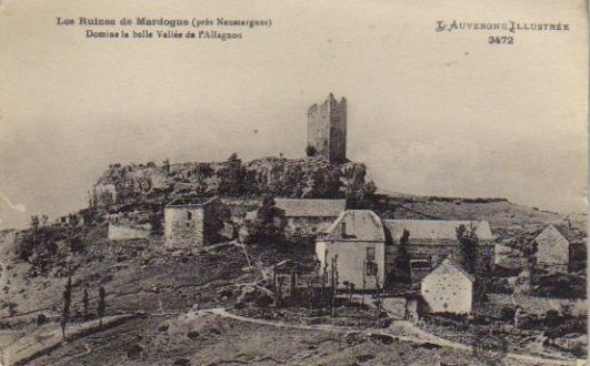 Neussargues - Les ruines de Mardogne