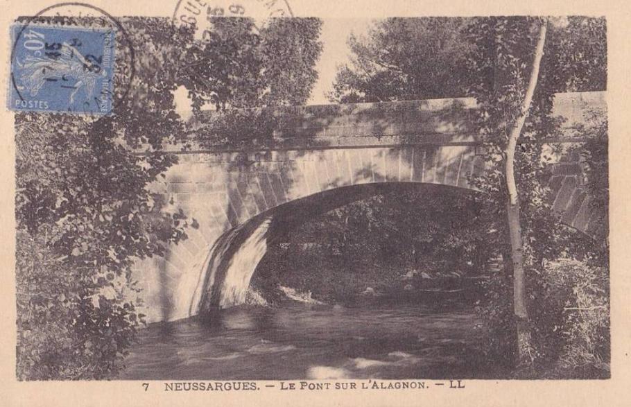 Neussargues - Le pont sur l'Alagnon